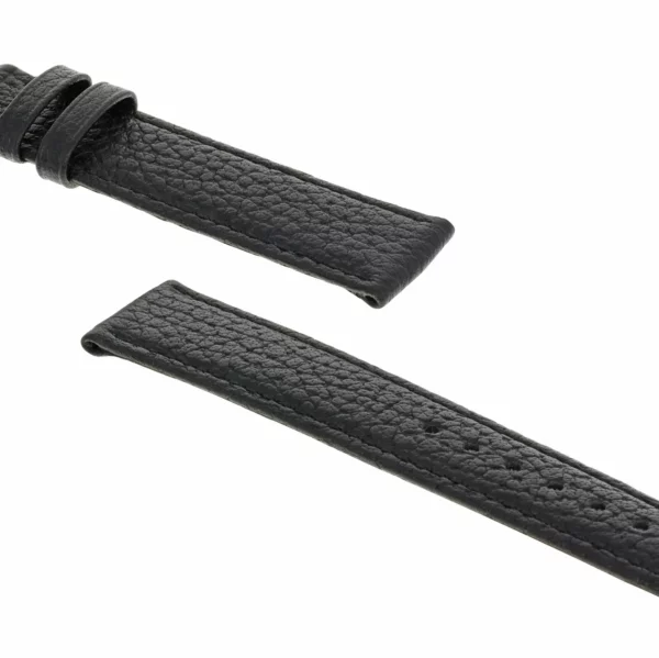 RIOS1931 Texas - Buffalo Leather Watch Strap (62) - Black - Image 3