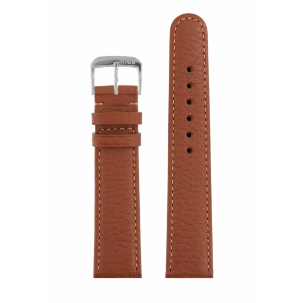 RIOS1931 Texas - Buffalo Leather Watch Strap (62) - Cognac - Image 2