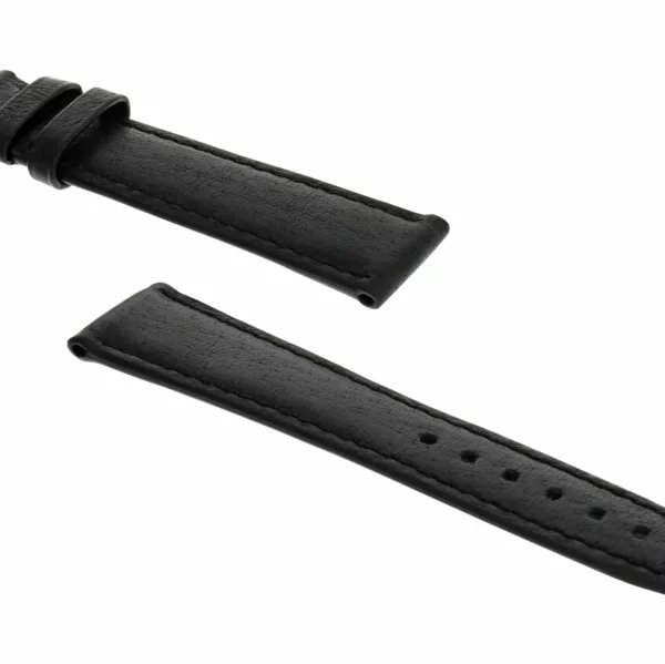 RIOS1931 Tobacco - Pigskin Watch Strap (38) - Black - Image 2