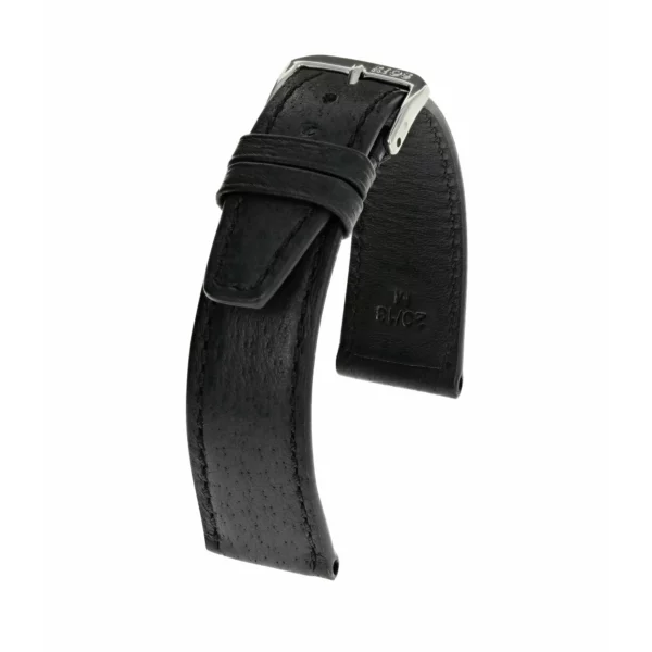 RIOS1931 Tobacco - Pigskin Watch Strap (38) - Black