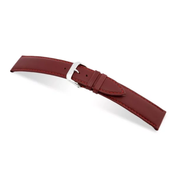RIOS1931 Toscana - Calfskin Watch Strap (102) - Burgundy