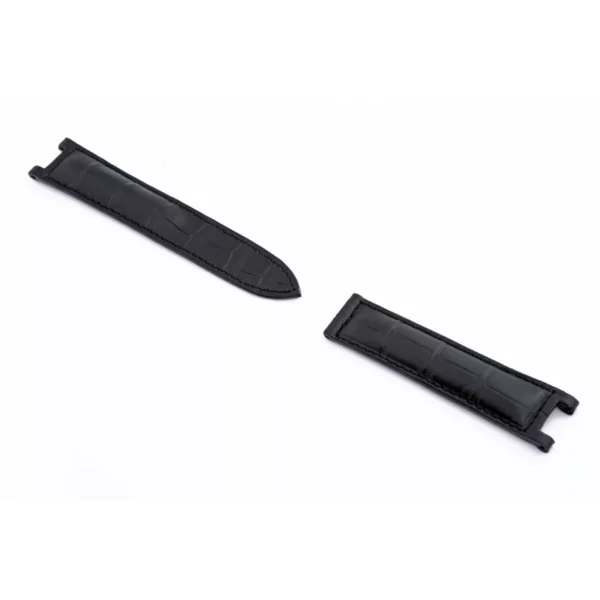 RIOS1931 Versailles - Alligator Leather Watch Strap (350) - Black
