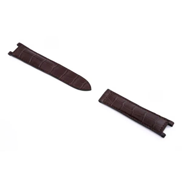 RIOS1931 Versailles - Alligator Leather Watch Strap (350) - Mocha
