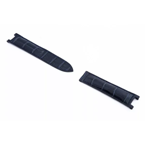 RIOS1931 Versailles - Alligator Leather Watch Strap (350) - Ocean Blue