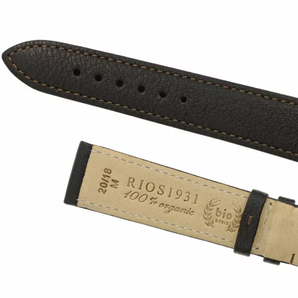RIOS1931 Waging - Organic Leather Watch Strap (408) - Mocha - Image 4