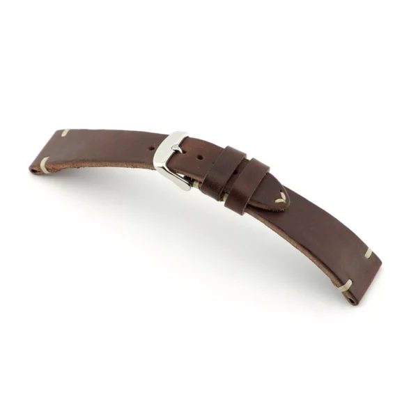 RIOS1931 Watts - Cowhide Watch Strap (161) - Mahogany