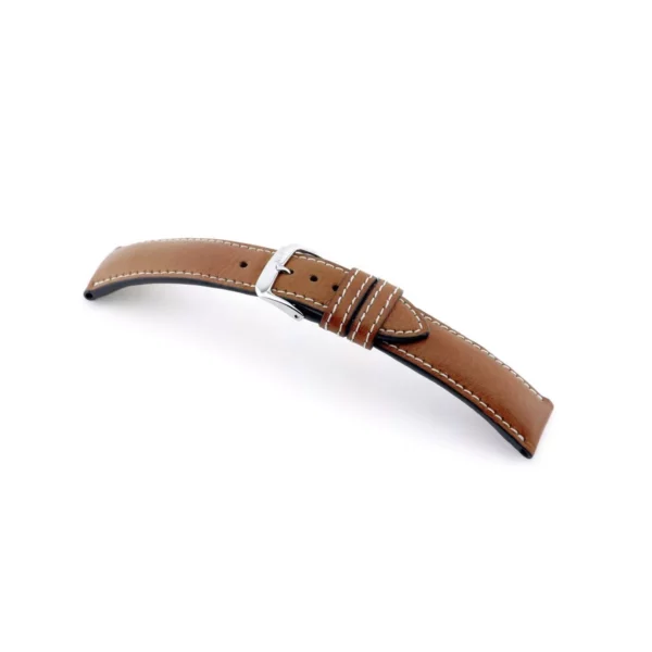 RIOS1931 Weilheim - Organic Leather Watch Strap (429) - Cognac