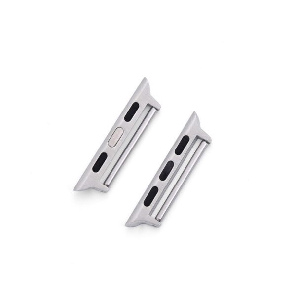 Strap Adapters for Apple Watch – Silver Brushed