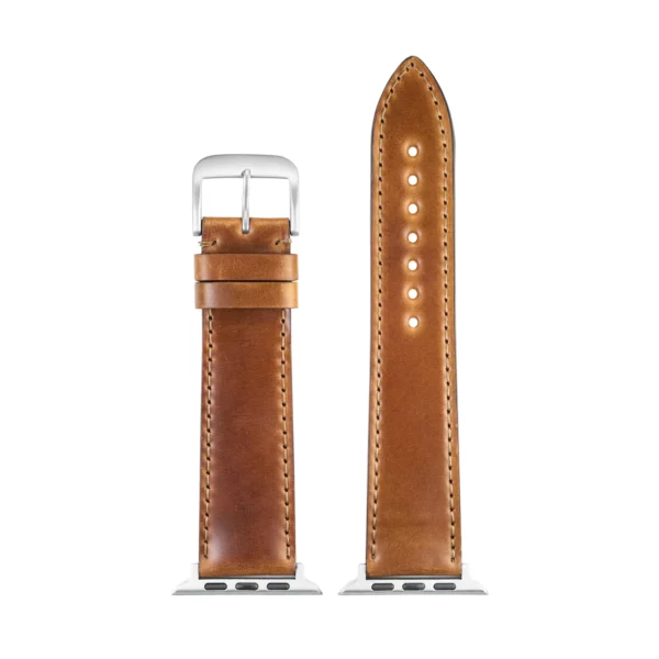 Eulit Shell Cordovan Smart Watch Strap (9484) - Camel Brown