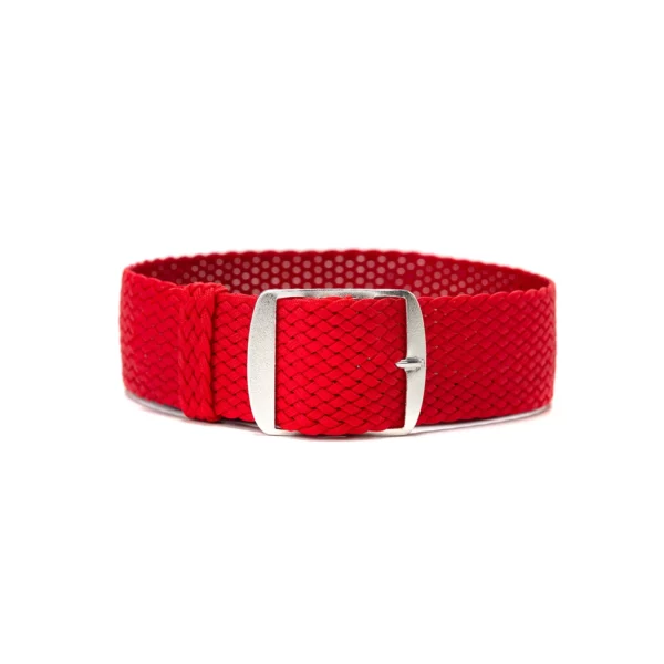 Perlon Watch Strap (04) - Red