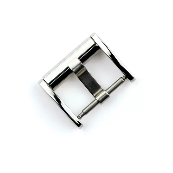 RIOS1931 AUSTRIA - Roll Pin Buckle (1109) - Steel Glossy Finish