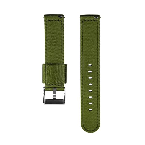 Jelsdal Vintage Military Two-Piece Nylon Strap – Green - Image 2