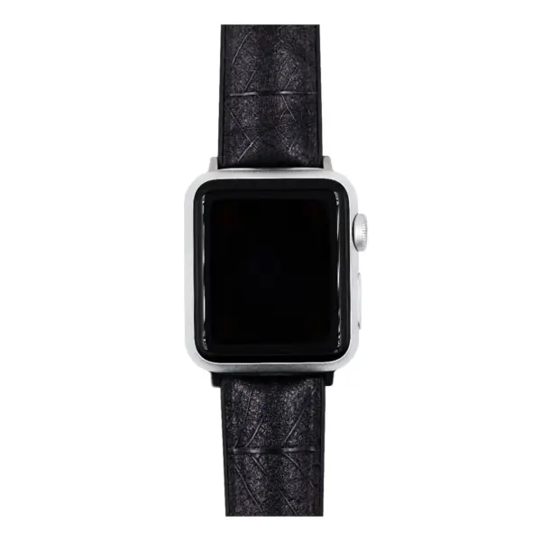 HIRSCH Leaf - Vegan Performance Watch Strap - Black - Image 5