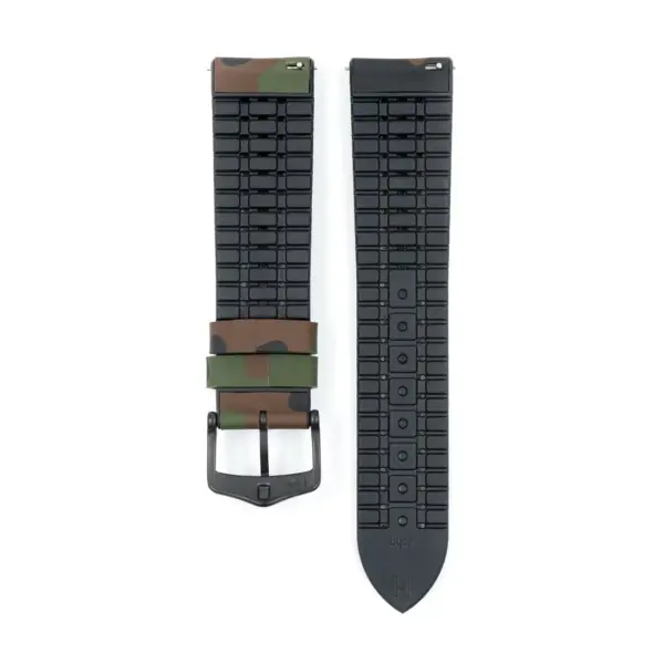 HIRSCH John - Camouflage Performance Watch Strap - Dark Green - Image 3