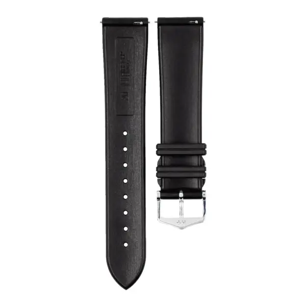 HIRSCH Hevea - Premium Rubber Watch Strap - Black - Image 3