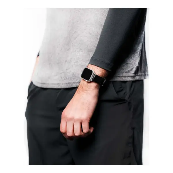 HIRSCH Hevea - Premium Rubber Watch Strap - Black - Image 7