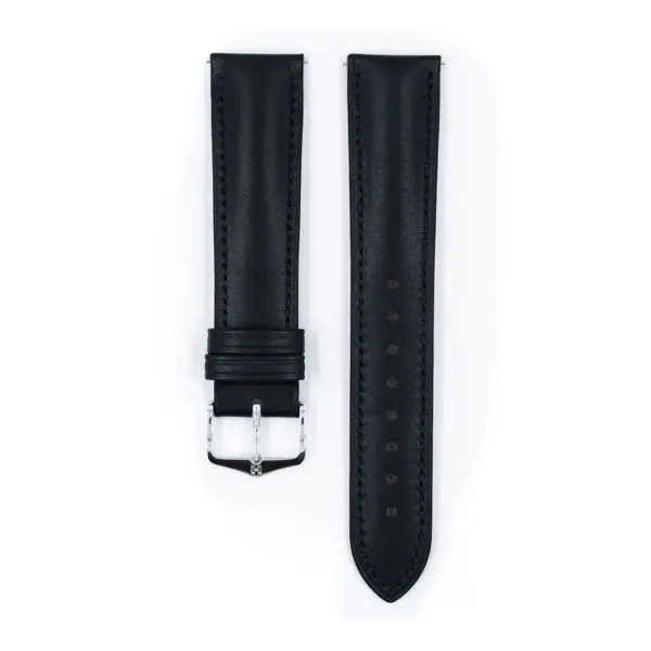 HIRSCH Kent - Leather Watch Strap - Blue - Image 2