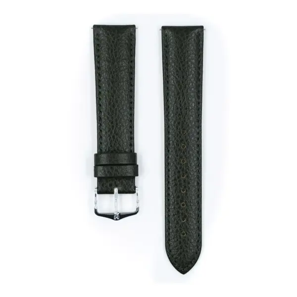 HIRSCH Kansas - Leather Watch Strap - Green - Image 2
