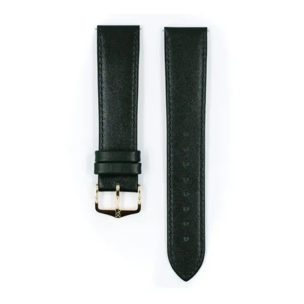 HIRSCH Osiris - Leather Watch Strap - Dark Green - Image 2