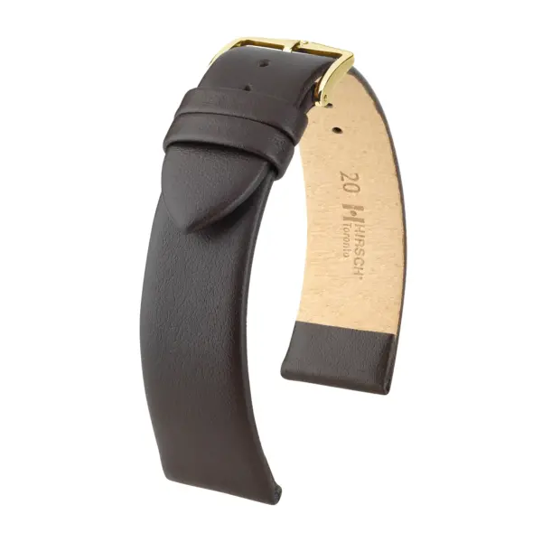 HIRSCH Toronto - Leather Watch Strap - Brown - Image 4
