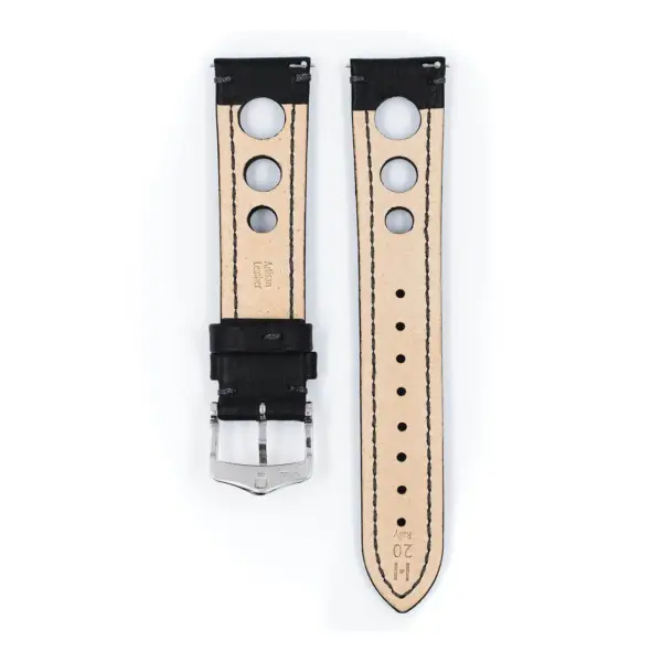HIRSCH Rally - Racing Watch Strap - Black - Image 3