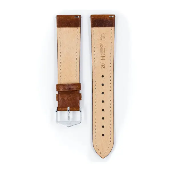 HIRSCH Boston - Leather Watch Strap - Golden Brown - Image 3