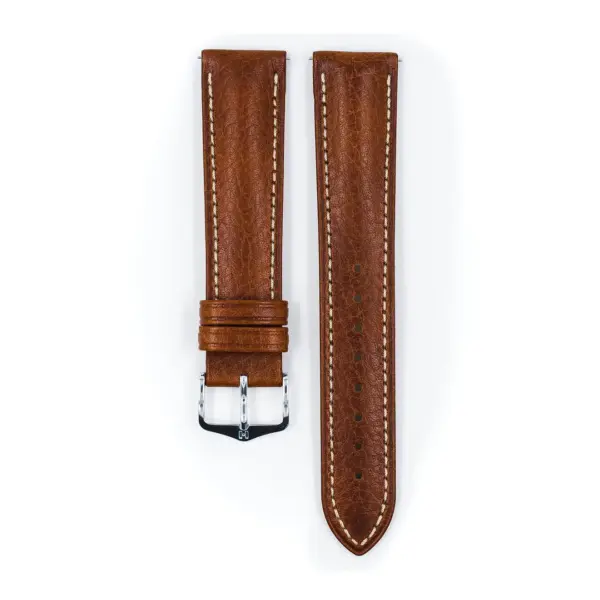 HIRSCH Boston - Leather Watch Strap - Golden Brown - Image 2