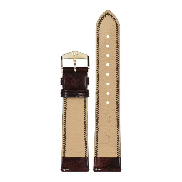 HIRSCH Ascot - Leather Watch Strap - Brown - Image 3