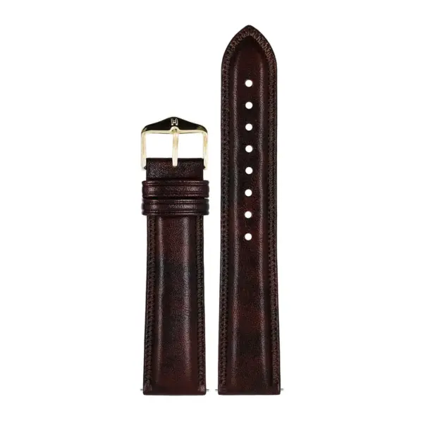 HIRSCH Ascot - Leather Watch Strap - Brown - Image 2