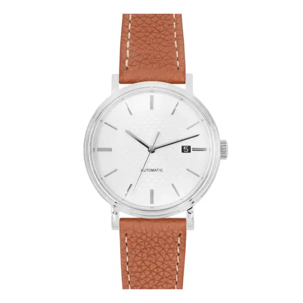 HIRSCH Bologna - Leather Watch Strap - Golden Brown - Image 4