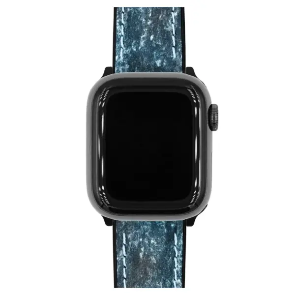 HIRSCH Stone - Vegan Performance Watch Strap - Blue - Image 7