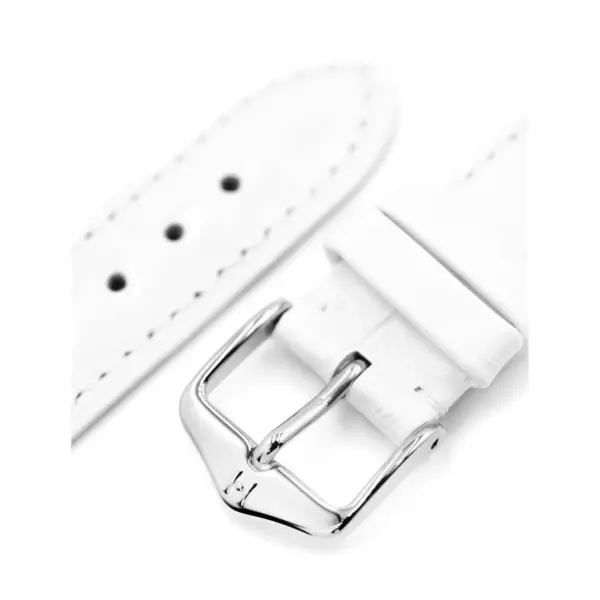 HIRSCH London Alligator - Leather Watch Strap - White - Image 4