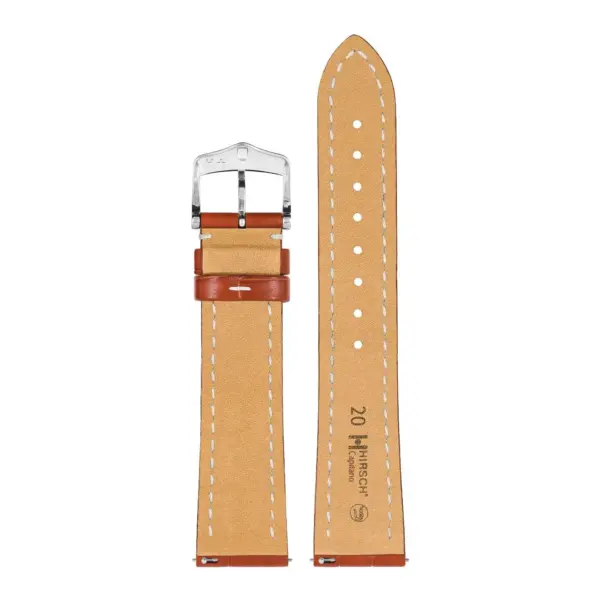 HIRSCH Capitano - Alligator Leather Watch Strap - Golden Brown - Image 3