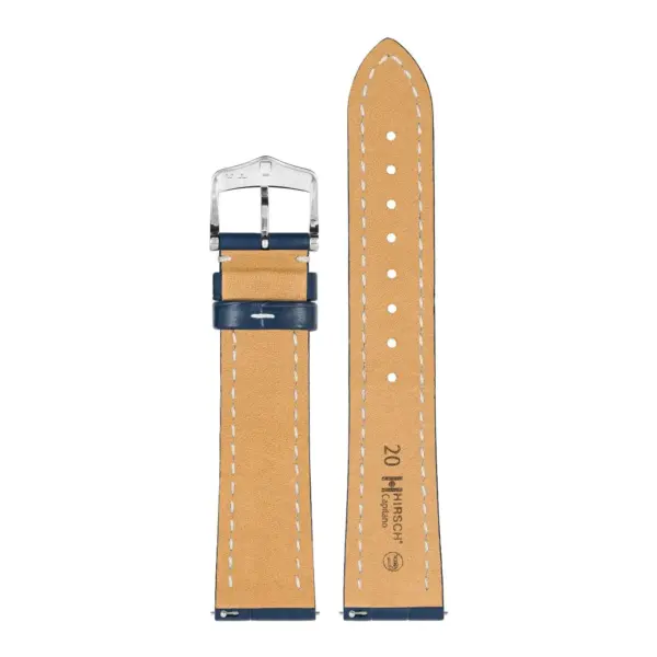 HIRSCH Capitano - Alligator Leather Watch Strap - Dark Blue - Image 3