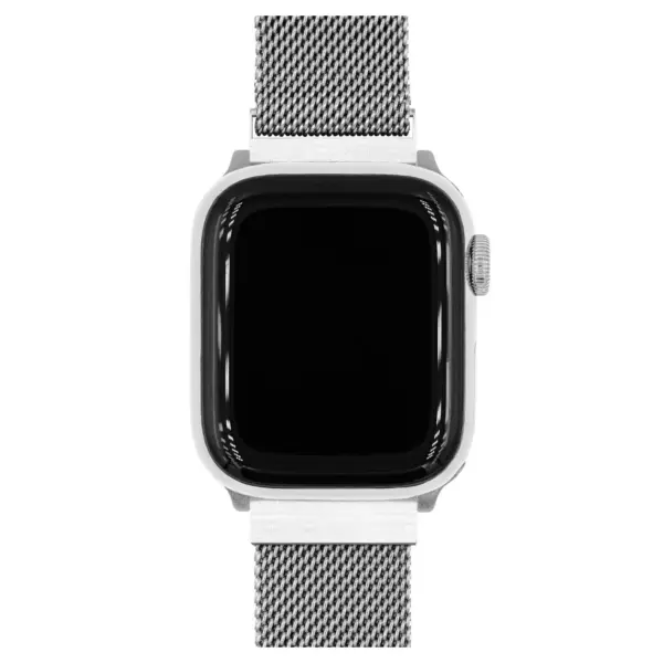 HIRSCH Milanaise - Mesh Watch Band - Magnetic Clasp - Silver - Image 5