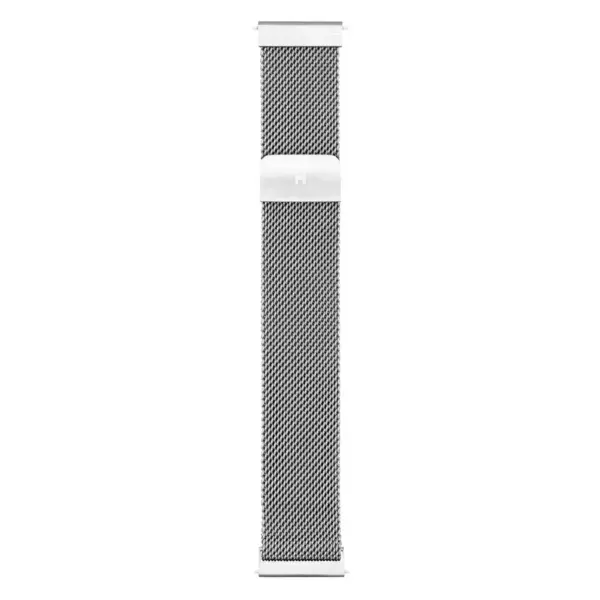 HIRSCH Milanaise - Mesh Watch Band - Magnetic Clasp - Silver - Image 3