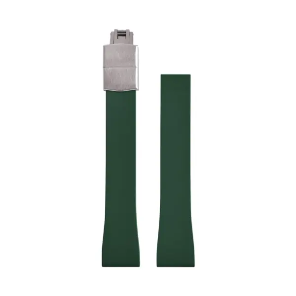 CHROONOO Cut-to-Size Rubber Watch Strap - Green