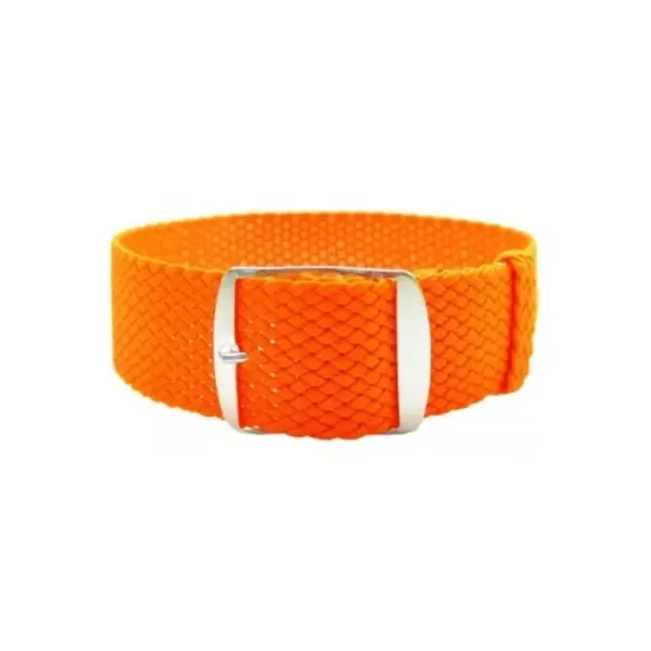 Perlon Watch Strap (28) - Neon Orange