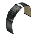 Barington Croco Print Classic Watch Strap (690) - Black