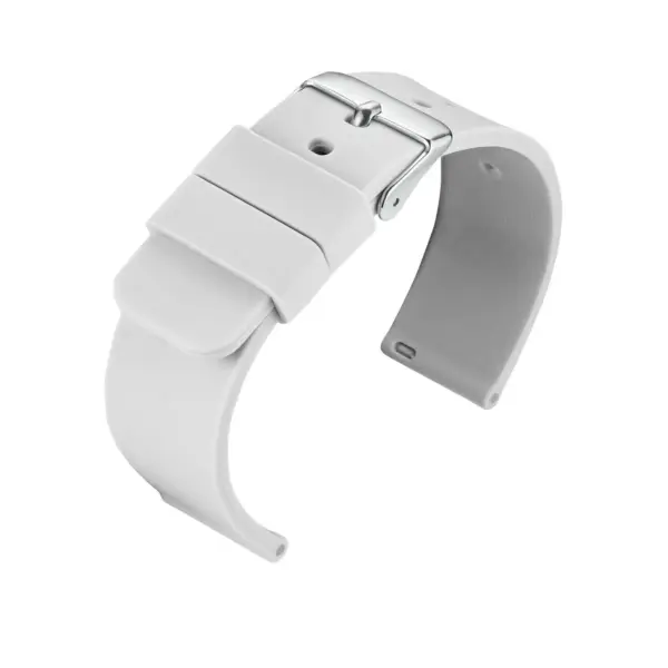 Eulit Silicone Watch Strap (151) - Light Grey