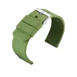 Eulit Silicone Watch Strap (151) - Olive Green