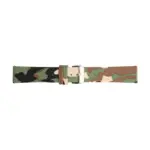 Pebro Camouflage Synthetic Leather Watch Strap (2020) - Green