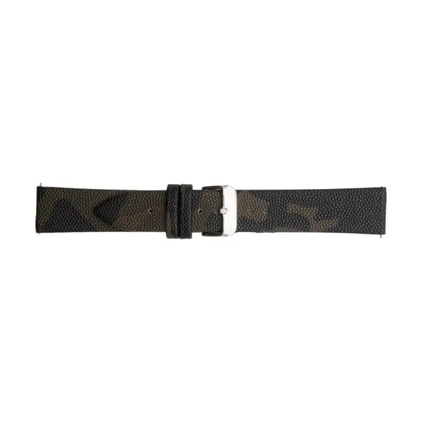Pebro Camouflage Synthetic Leather Watch Strap (2022) - Brown