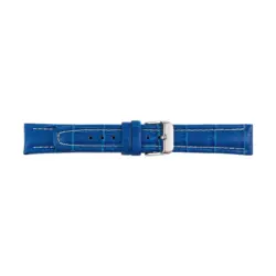 Pebro Crocodile Grain Watch Strap (230) - Blue