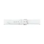 Pebro Crocodile Grain Watch Strap (737) - White