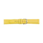 Pebro Crocodile Grain Watch Strap (782) - Yellow