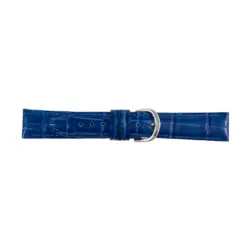 Pebro Crocodile Grain Watch Strap (785) - Blue