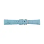 Pebro Crocodile Grain Watch Strap (790) - Light Blue