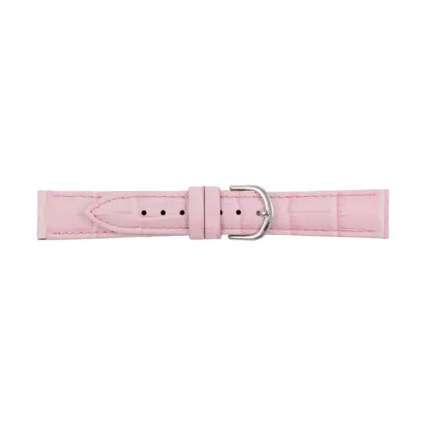 Pebro Crocodile Grain Watch Strap (791) - Pink