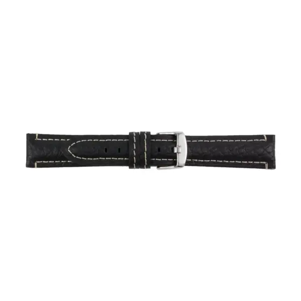 Pebro Elephant Grain Watch Strap (249) - Black
